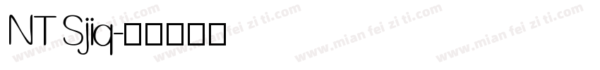 NT Sjiq字体转换